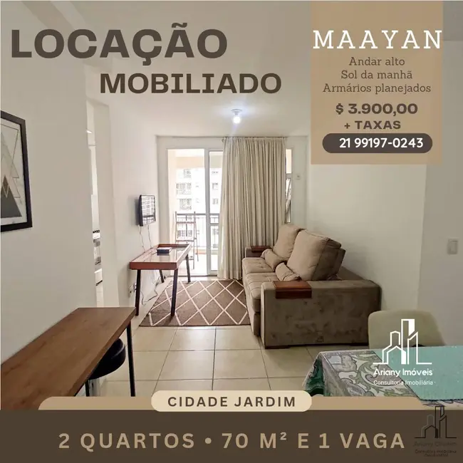 Foto 1 de Apartamento com 2 quartos para alugar, 70m2 em Jacarepagua, Rio De Janeiro - RJ