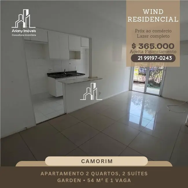 Foto 1 de Apartamento com 2 quartos à venda, 74m2 em Camorim, Rio De Janeiro - RJ