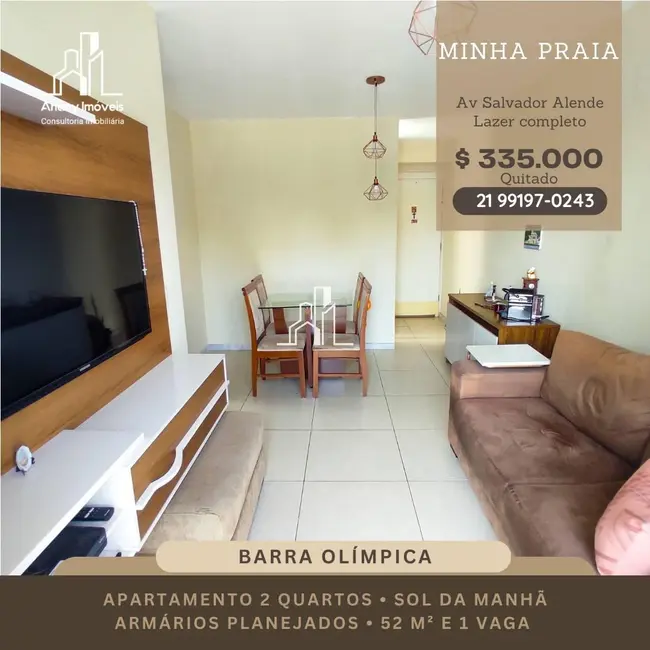 Foto 1 de Apartamento com 2 quartos à venda, 52m2 em Rio De Janeiro - RJ