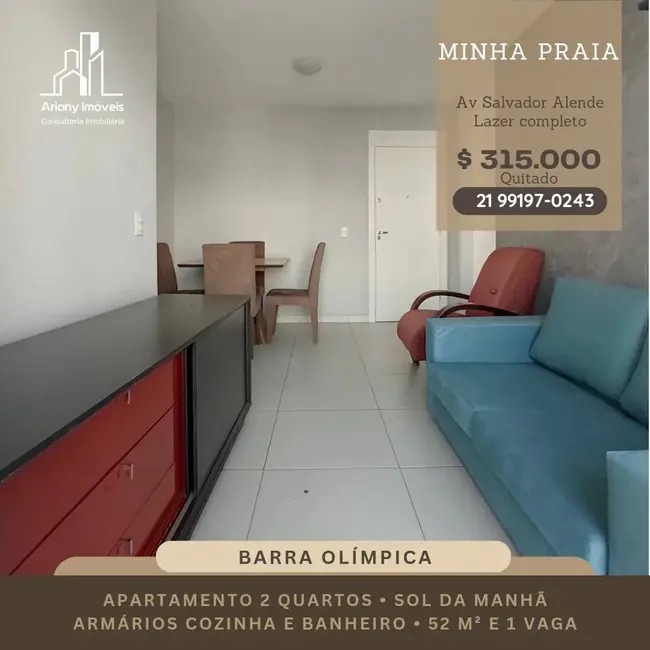 Foto 1 de Apartamento com 2 quartos à venda, 52m2 em Rio De Janeiro - RJ