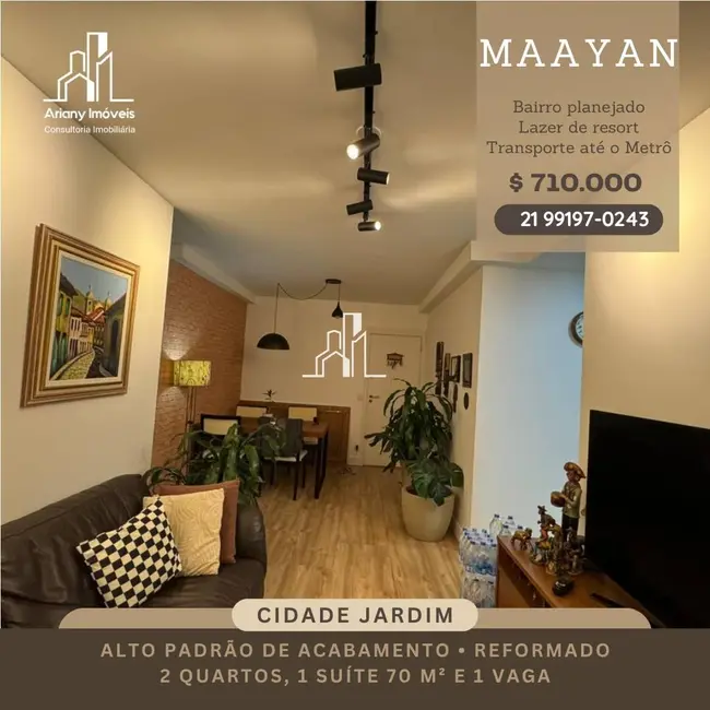 Foto 1 de Apartamento com 2 quartos à venda, 70m2 em Rio De Janeiro - RJ