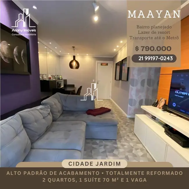 Foto 1 de Apartamento com 2 quartos à venda, 70m2 em Rio De Janeiro - RJ