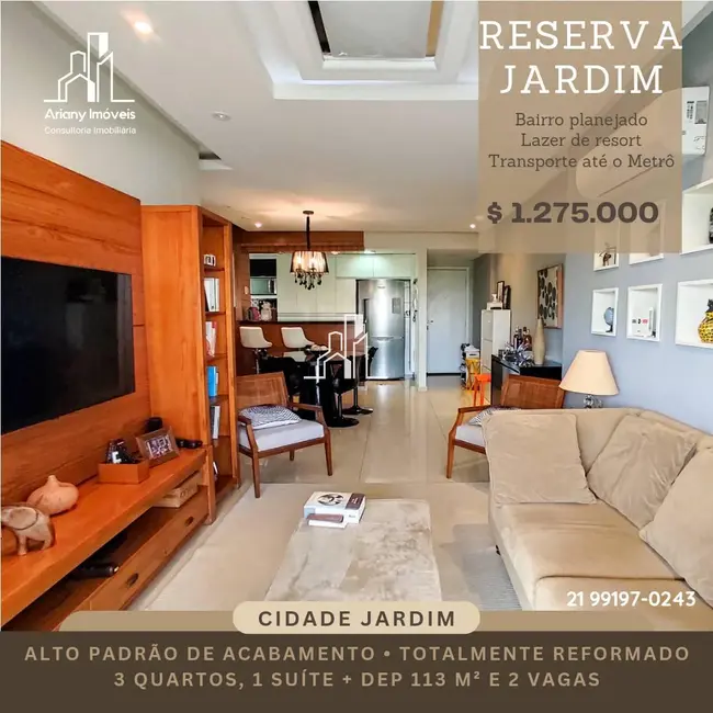 Foto 1 de Apartamento com 3 quartos à venda, 115m2 em Rio De Janeiro - RJ