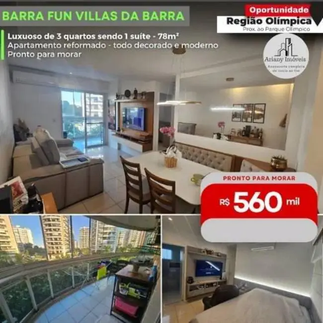 Foto 1 de Apartamento com 3 quartos à venda, 78m2 em Rio De Janeiro - RJ