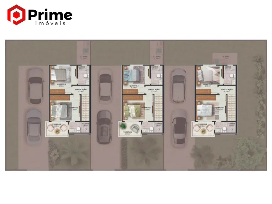 Foto 4 de Casa com 2 quartos à venda, 83m2 em Fátima Cidade Jardim, Guarapari - ES