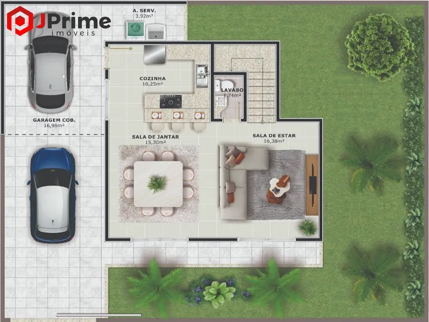 Foto 4 de Casa com 3 quartos à venda, 136m2 em Itapebussu, Guarapari - ES