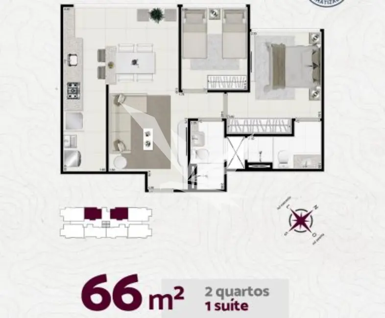 Foto 9 de Apartamento com 2 quartos à venda, 66m2 em Jundiaí, Anapolis - GO