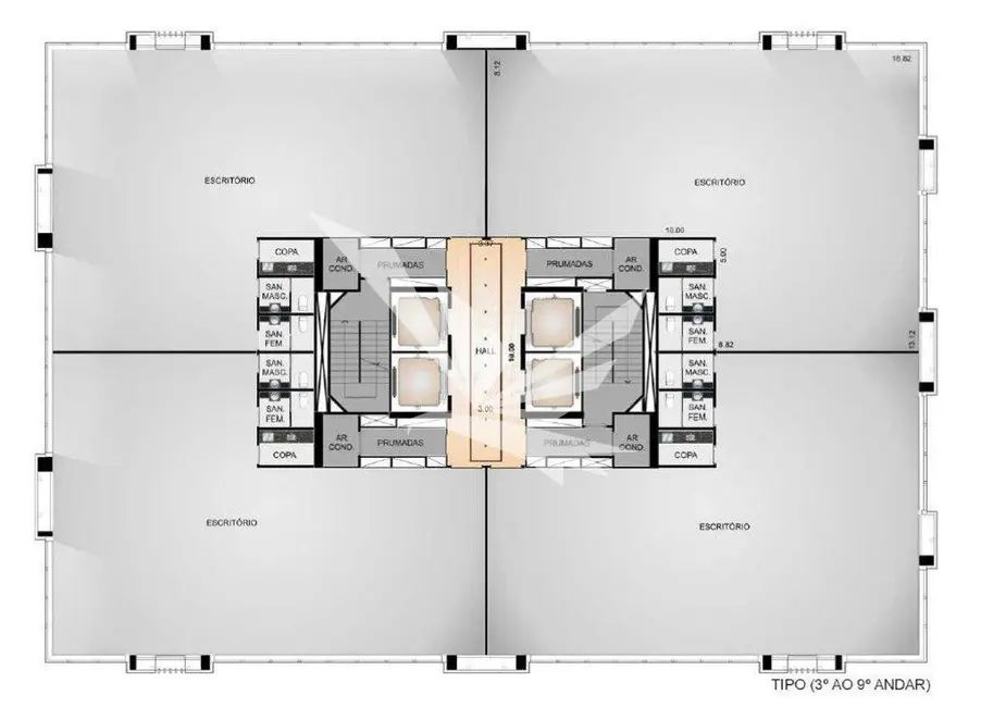Foto 3 de Sala Comercial para alugar, 449m2 em Bela Vista, São Paulo - SP