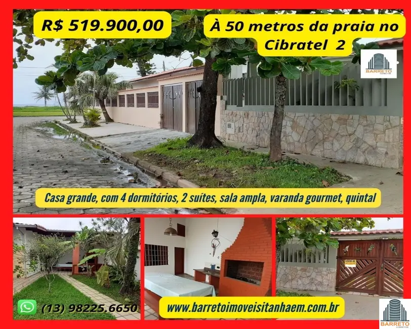 Foto 6 de Casa com 4 quartos à venda, 300m2 em Itanhaem - SP