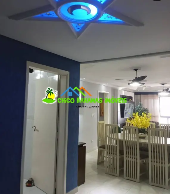 Foto 4 de Apartamento com 3 quartos à venda, 130m2 em Ocian, Praia Grande - SP