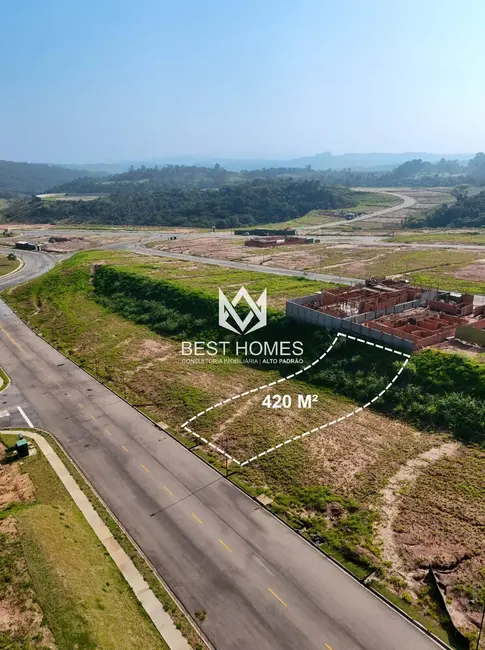 Foto 4 de Lote de Condomínio à venda, 420m2 em Corrupira, Jundiai - SP