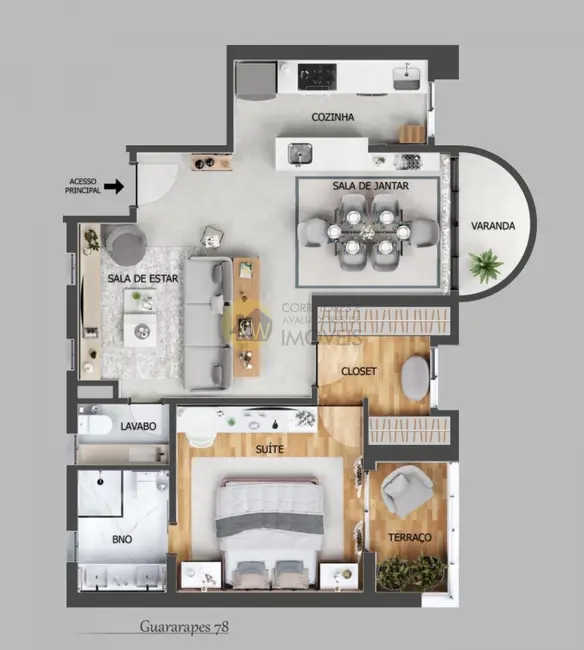 Foto 8 de Apartamento com 2 quartos à venda, 80m2 em Brooklin Paulista, São Paulo - SP