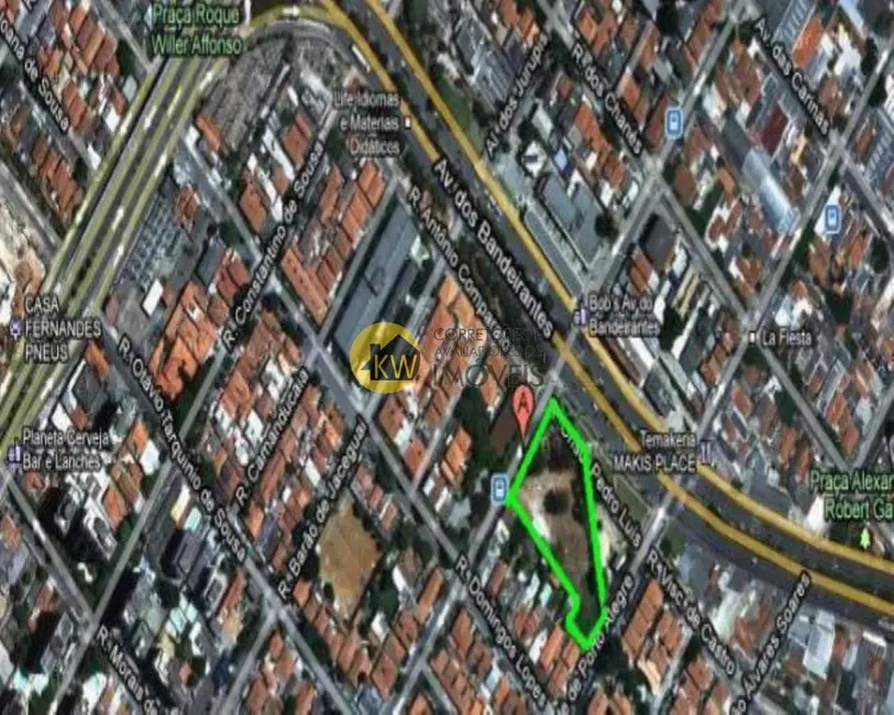 Terreno / Lote à venda e para alugar, 4093m2 em Campo Belo, São Paulo - SP - imagem 3 Foto 3 de Terreno / Lote à venda e para alugar, 4093m2 em Campo Belo, São Paulo - SP