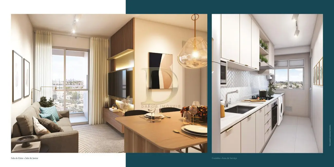 Apartamento com 2 quartos à venda, 46m2 em Pinhais - PR - imagem 6 Foto 6 de Apartamento com 2 quartos à venda, 46m2 em Pinhais - PR