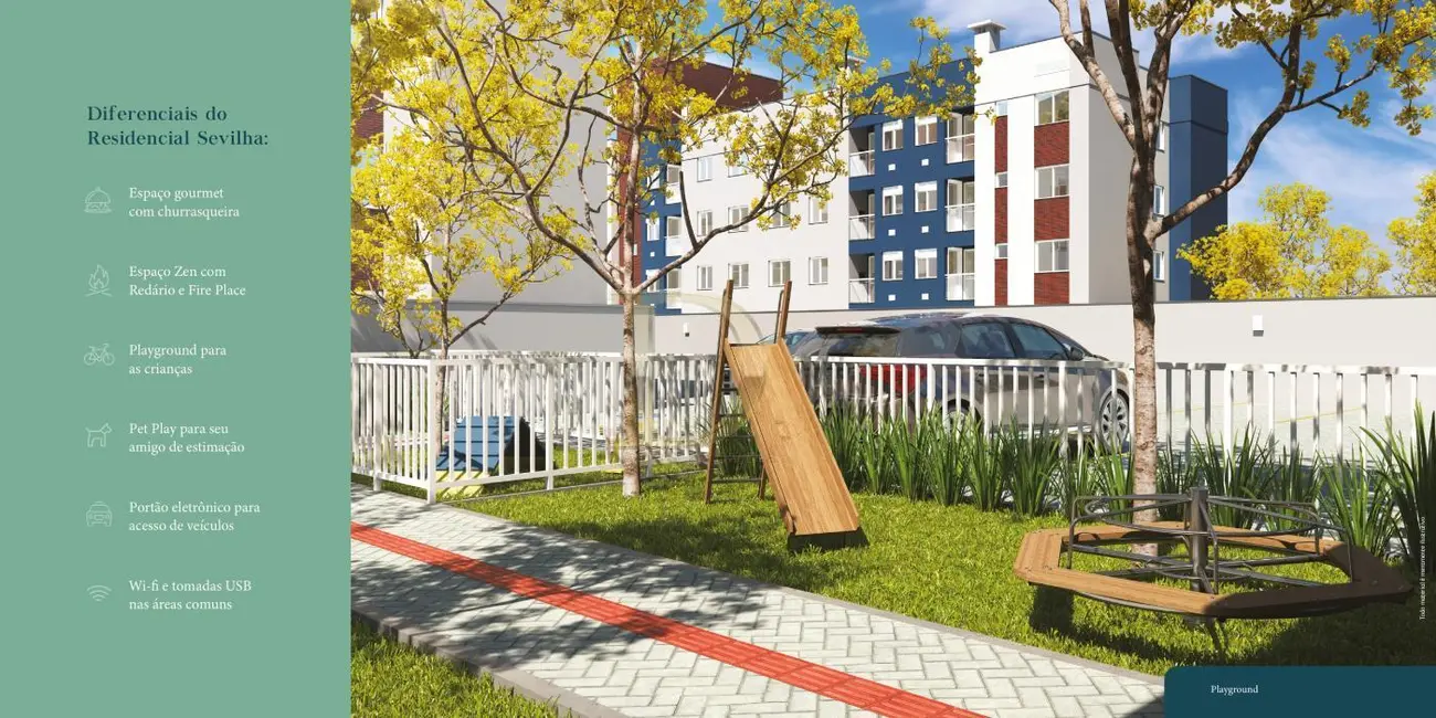 Apartamento com 2 quartos à venda, 46m2 em Pinhais - PR - imagem 4 Foto 4 de Apartamento com 2 quartos à venda, 46m2 em Pinhais - PR