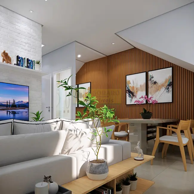 Foto 4 de Casa de Condomínio com 2 quartos à venda, 73m2 em Jaraguazinho, Caraguatatuba - SP