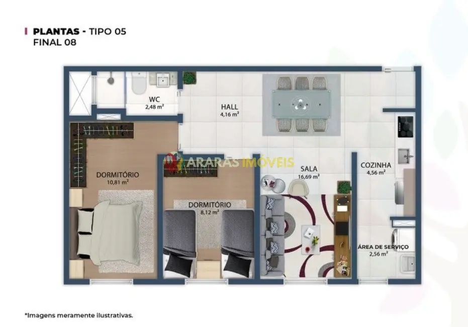 Apartamento com 2 quartos à venda, 50m2 em Centro, Bertioga - SP - imagem 9 Foto 9 de Apartamento com 2 quartos à venda, 50m2 em Centro, Bertioga - SP