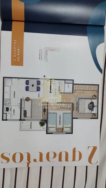 Foto 3 de Apartamento com 2 quartos à venda, 44m2 em Santo Cristo, Rio De Janeiro - RJ