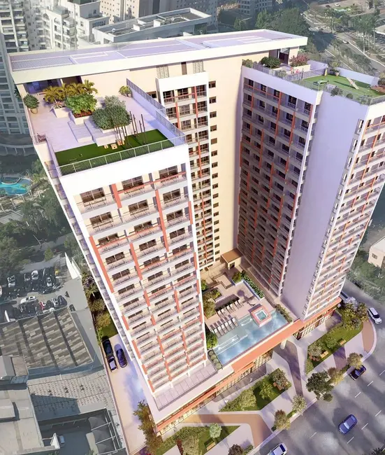 Apartamento com 1 quarto à venda, 48m2 em Brooklin Novo, São Paulo - SP - imagem 2 Foto 2 de Apartamento com 1 quarto à venda, 48m2 em Brooklin Novo, São Paulo - SP