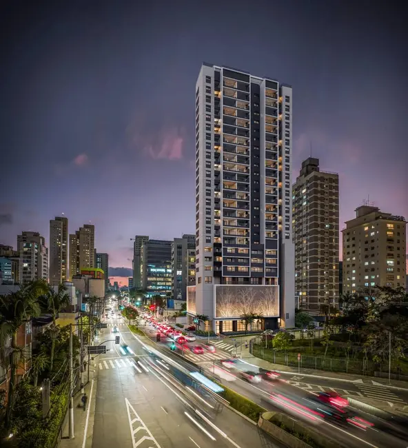 Foto 2 de Kitnet com 1 quarto à venda, 27m2 em Brooklin Paulista, São Paulo - SP