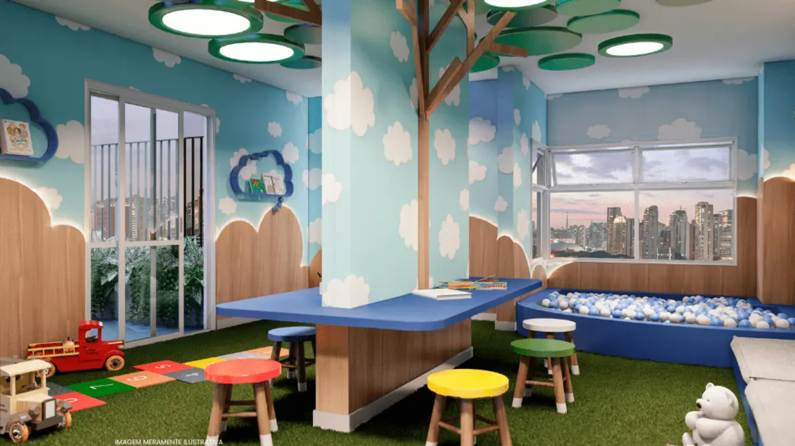 Apartamento com 1 quarto à venda, 27m2 em Tatuapé, São Paulo - SP - imagem 5 Foto 5 de Apartamento com 1 quarto à venda, 27m2 em Tatuapé, São Paulo - SP