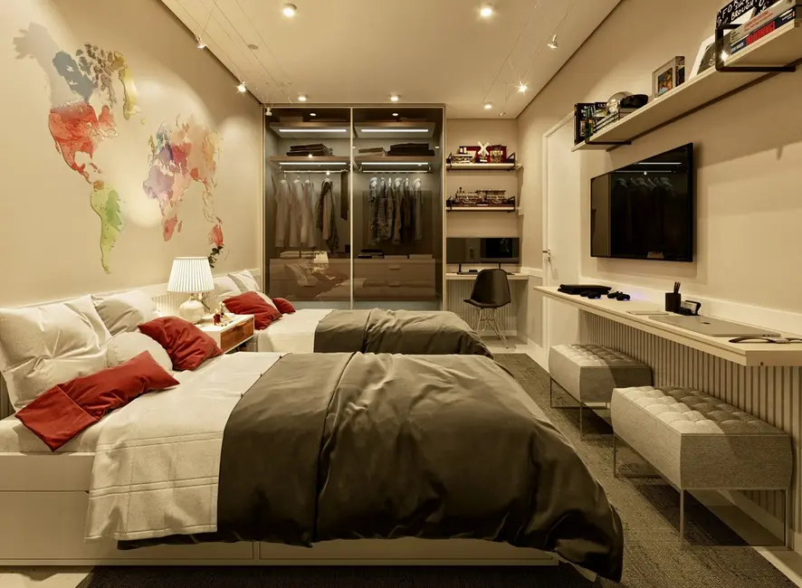 Foto 9 de Apartamento com 2 quartos à venda, 87m2 em Santa Claudina, Vinhedo - SP