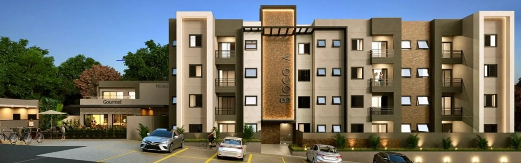 Foto 3 de Apartamento com 3 quartos à venda, 70m2 em Santa Claudina, Vinhedo - SP