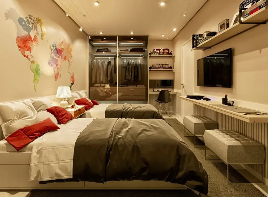 Foto 9 de Apartamento com 3 quartos à venda, 71m2 em Santa Claudina, Vinhedo - SP