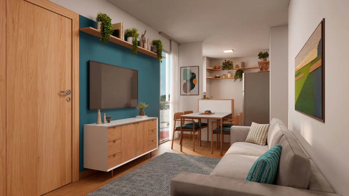 Foto 2 de Apartamento com 2 quartos à venda, 40m2 em Campo Grande, Campinas - SP