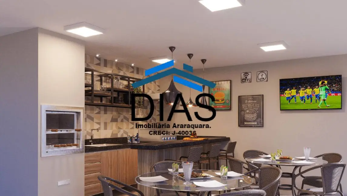 Foto 8 de Apartamento com 2 quartos à venda, 51m2 em Jardim Bandeirantes, Araraquara - SP