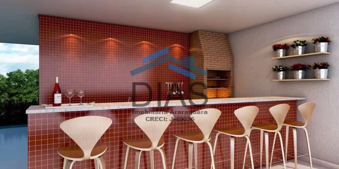 Foto 9 de Apartamento com 2 quartos à venda, 45m2 em Jardim Quitandinha II, Araraquara - SP