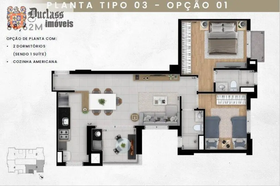 Apartamento com 2 quartos à venda, 68m2 em Jardim Guanabara, Campinas - SP - imagem 9 Foto 9 de Apartamento com 2 quartos à venda, 68m2 em Jardim Guanabara, Campinas - SP
