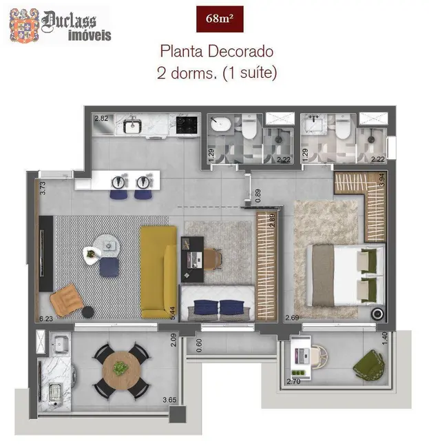 Foto 2 de Apartamento com 2 quartos à venda, 69m2 em Sumaré, São Paulo - SP