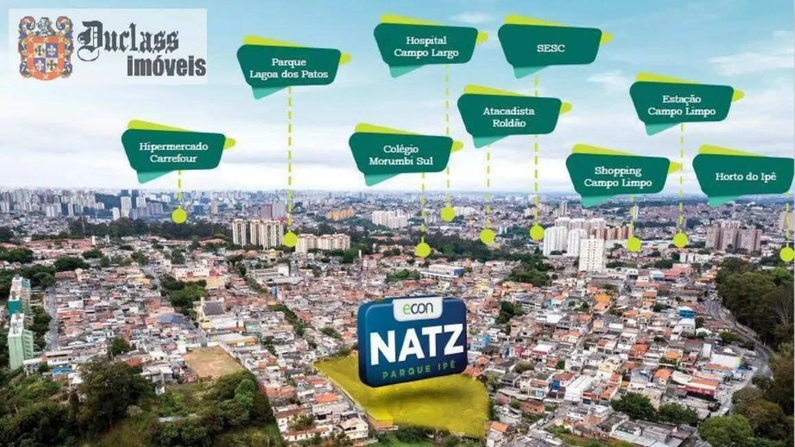 Apartamento com 2 quartos à venda, 37m2 em Parque Ipê, São Paulo - SP - imagem 2 Foto 2 de Apartamento com 2 quartos à venda, 37m2 em Parque Ipê, São Paulo - SP