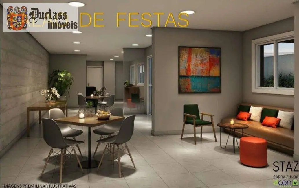 Foto 4 de Apartamento com 2 quartos à venda, 40m2 em Barra Funda, São Paulo - SP