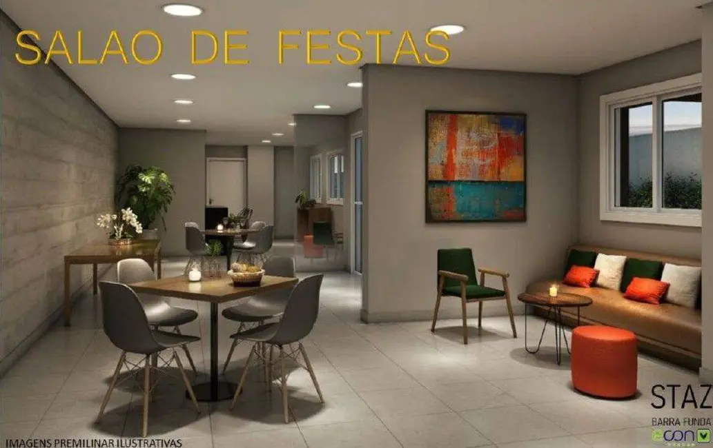 Foto 4 de Apartamento com 2 quartos à venda, 40m2 em Barra Funda, São Paulo - SP