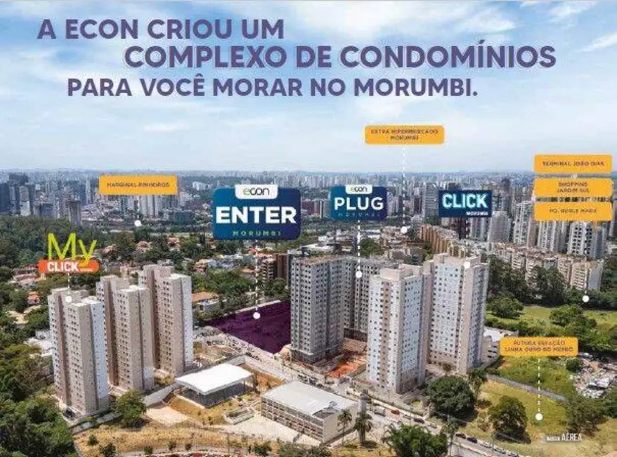 Foto 3 de Apartamento com 2 quartos à venda, 37m2 em Paraíso do Morumbi, São Paulo - SP