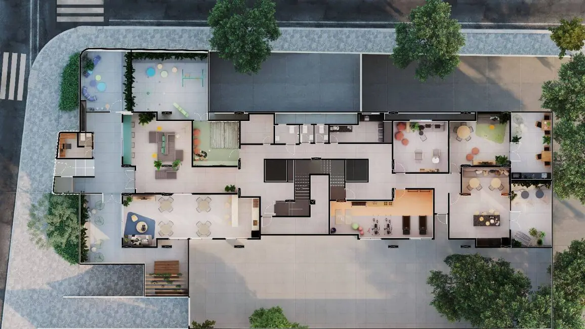 Foto 3 de Apartamento com 2 quartos à venda, 45m2 em Vila Sacadura Cabral, Santo Andre - SP