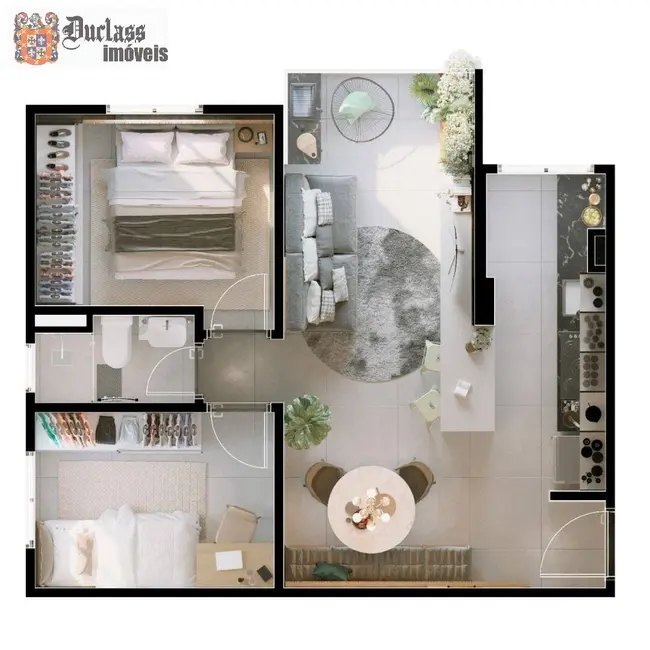 Apartamento com 2 quartos à venda, 45m2 em Vila Sacadura Cabral, Santo Andre - SP - imagem 2 Foto 2 de Apartamento com 2 quartos à venda, 45m2 em Vila Sacadura Cabral, Santo Andre - SP