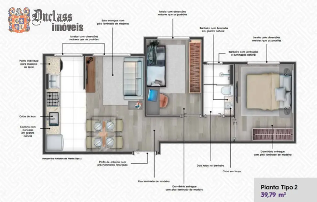 Apartamento com 2 quartos à venda, 39m2 em Vila Sacadura Cabral, Santo Andre - SP - imagem 8 Foto 8 de Apartamento com 2 quartos à venda, 39m2 em Vila Sacadura Cabral, Santo Andre - SP