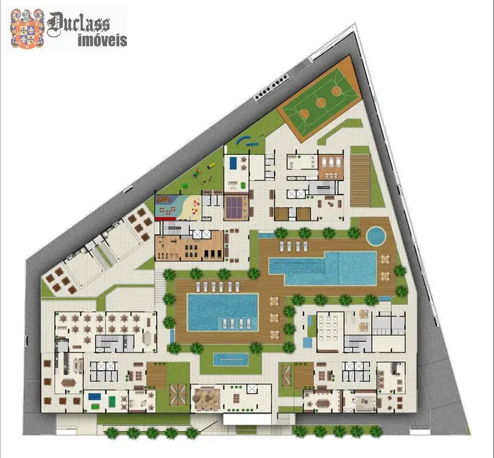 Foto 3 de Apartamento com 2 quartos à venda, 74m2 em Vila Alzira, Guaruja - SP