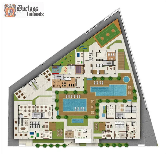 Foto 4 de Apartamento com 3 quartos à venda, 105m2 em Vila Alzira, Guaruja - SP