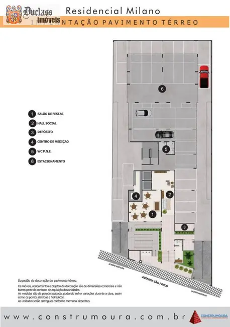 Foto 4 de Apartamento com 2 quartos à venda, 60m2 em Mongagua - SP