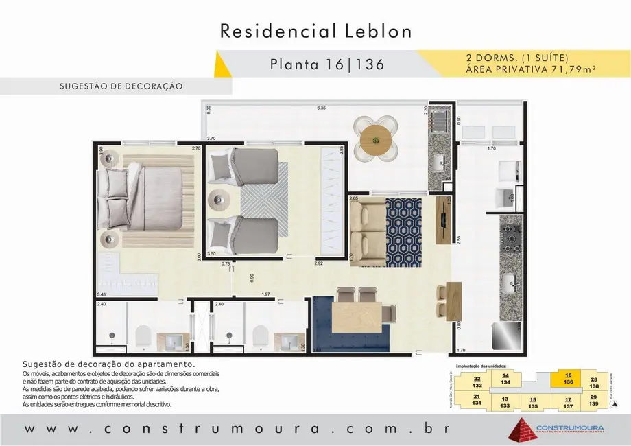 Foto 3 de Apartamento com 2 quartos à venda, 72m2 em Centro, Mongagua - SP