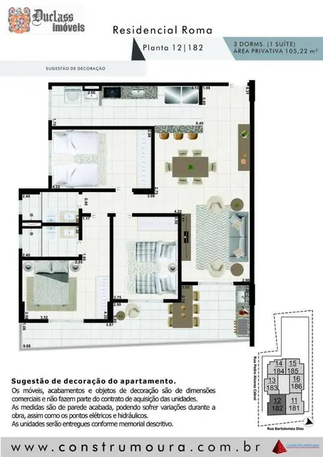 Apartamento com 3 quartos à venda, 105m2 em Aviação, Praia Grande - SP - imagem 2 Foto 2 de Apartamento com 3 quartos à venda, 105m2 em Aviação, Praia Grande - SP
