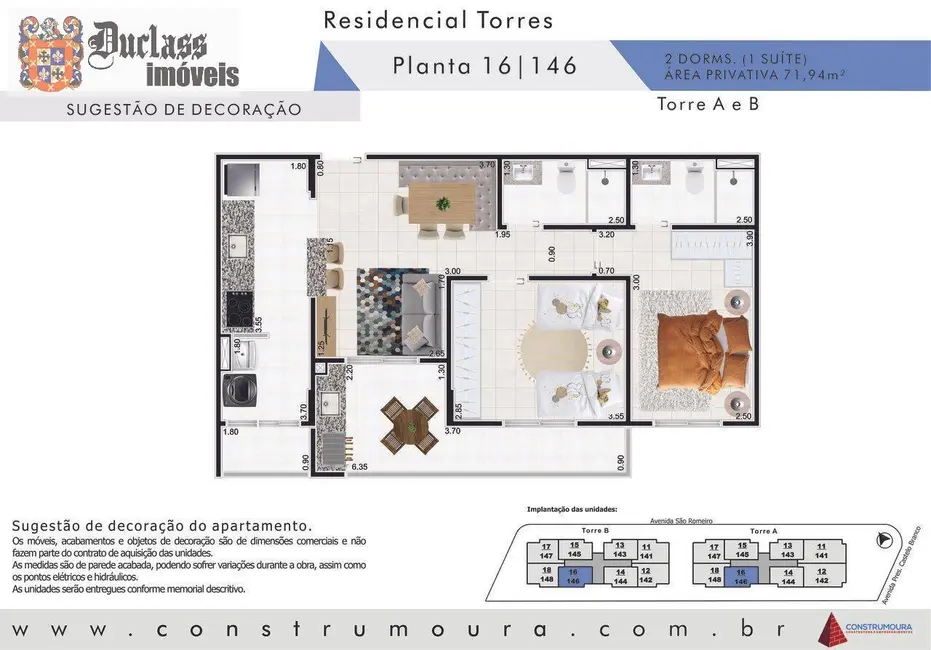 Apartamento com 2 quartos à venda, 72m2 em Praia Grande - SP - imagem 2 Foto 2 de Apartamento com 2 quartos à venda, 72m2 em Praia Grande - SP
