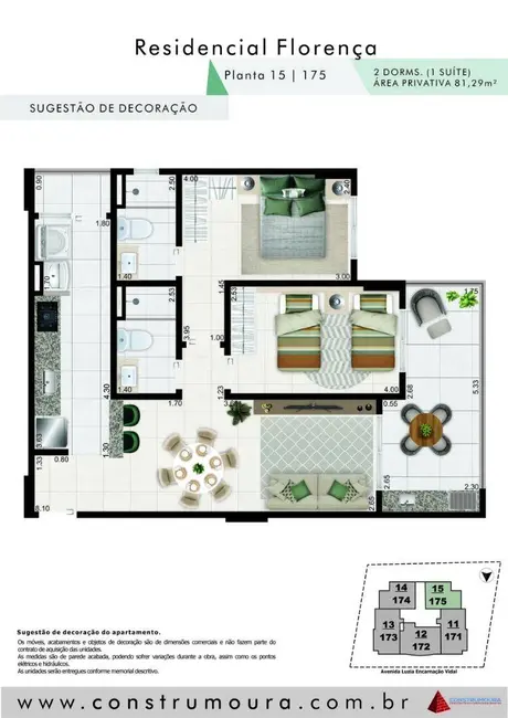 Apartamento com 2 quartos à venda, 81m2 em Aviação, Praia Grande - SP - imagem 3 Foto 3 de Apartamento com 2 quartos à venda, 81m2 em Aviação, Praia Grande - SP
