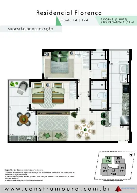 Apartamento com 2 quartos à venda, 81m2 em Aviação, Praia Grande - SP - imagem 3 Foto 3 de Apartamento com 2 quartos à venda, 81m2 em Aviação, Praia Grande - SP