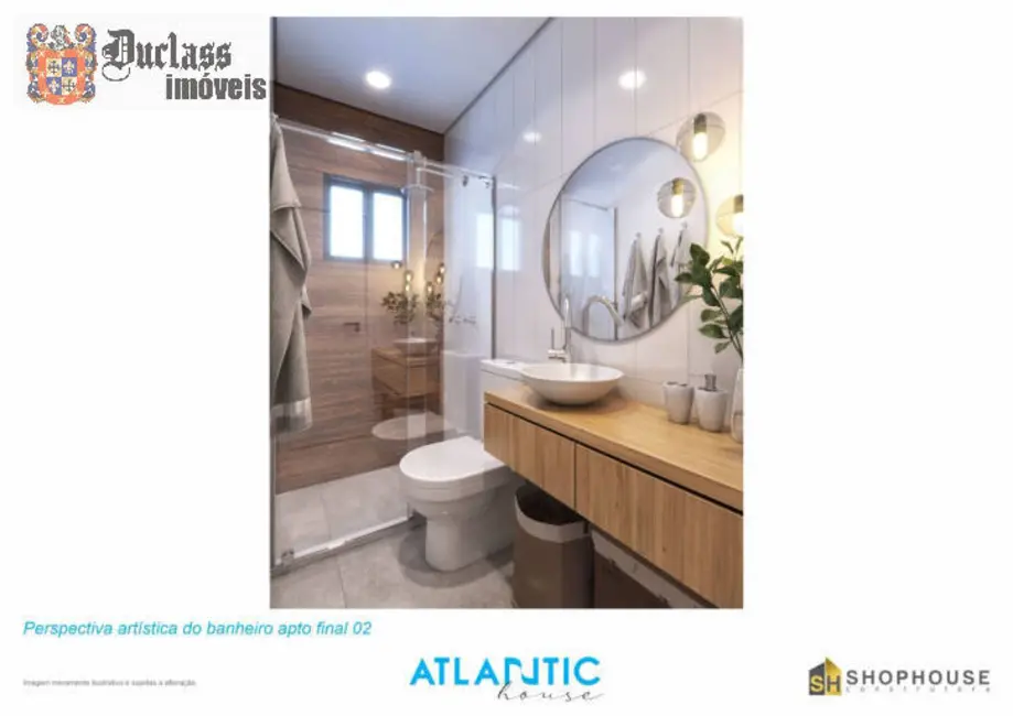 Foto 2 de Apartamento com 2 quartos à venda, 53m2 em Maracanã, Praia Grande - SP