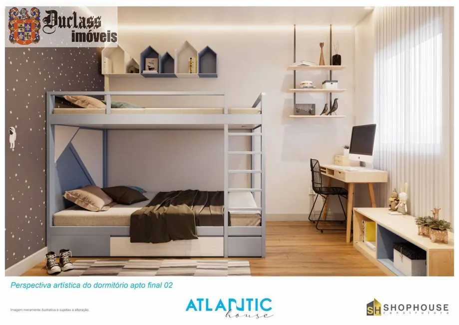 Foto 5 de Apartamento com 1 quarto à venda, 39m2 em Maracanã, Praia Grande - SP